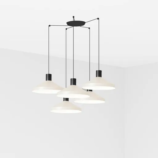 FARO KOMBO 400 závěsné svítidlo, béžová, 5L