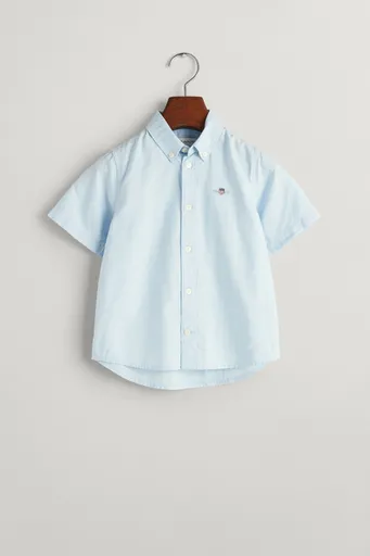 KOŠILE GANT REG SS OXFORD B.D SHIRT CAPRI BLUE