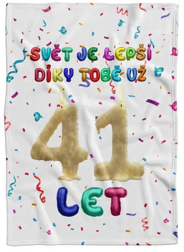 Deka Svět je lepší díky Tobě (věk: 41, Podšití beránkem: NE)