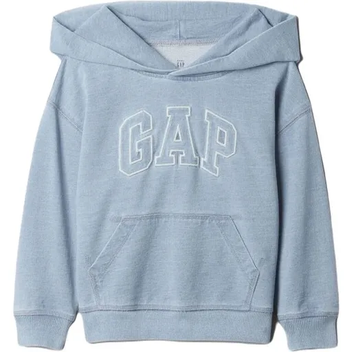GAP BABY Dětská mikina, světle modrá, velikost 4Y