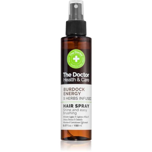 The Doctor Burdock Energy 5 Herbs Infused bezoplachový sprej na vlasy 150 ml