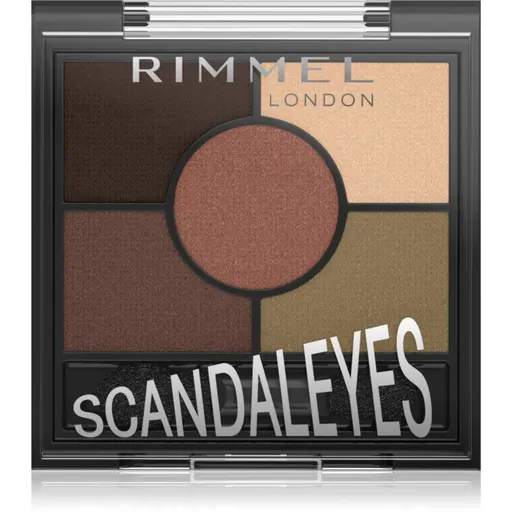 Rimmel ScandalEyes paletka očních stínů odstín 002 Brixton Brown 3.8 g