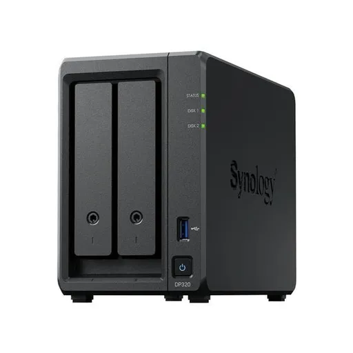 Synology DP320 ActiveProtect 2x8TB (2C/RyzenR1600/2, 6-3, 1GHz/8GBRAM/1xUSB3.2Gen1/1xGbE)