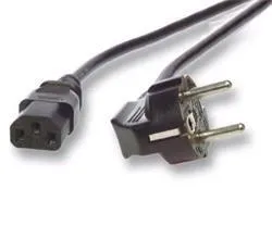 1stCOOL Napájecí kabel pro PC vodiče 3x0, 75mm2, délka 1, 5m, CE, CB, VDE
