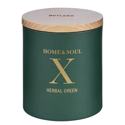 HOME & SOUL Vonná svíčka se sójovým voskem "Herbal Green"