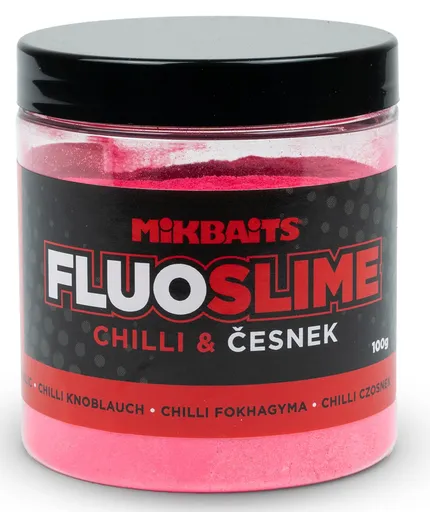Mikbaits obalovací dip fluo slime 100 g - chilli česnek