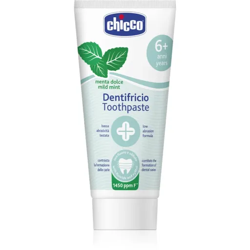 Chicco Toothpaste Mild Mint dětská zubní pasta 6+ let 1 ks