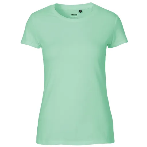 Neutral Dámské tričko Fit z organické Fairtrade bavlny - Dusty mint | XL