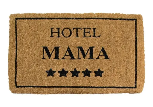 Ručně vyrobená rohožka z kokosových vláken Hotel Mama  - 75*45*4cm Mars & More