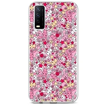 TopQ Vivo Y20s silikon Pink Bunnies 66947 (Sun-66947)