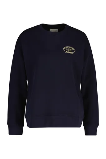 MIKINA GANT ROPE GRAPHIC C-NECK SWEAT EVENING BLUE