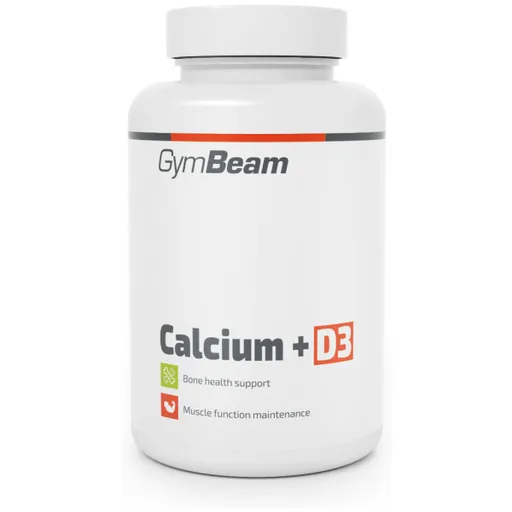 GymBeam VÁPNÍK + D3 - 120 CAPS Minerální látka, , velikost
