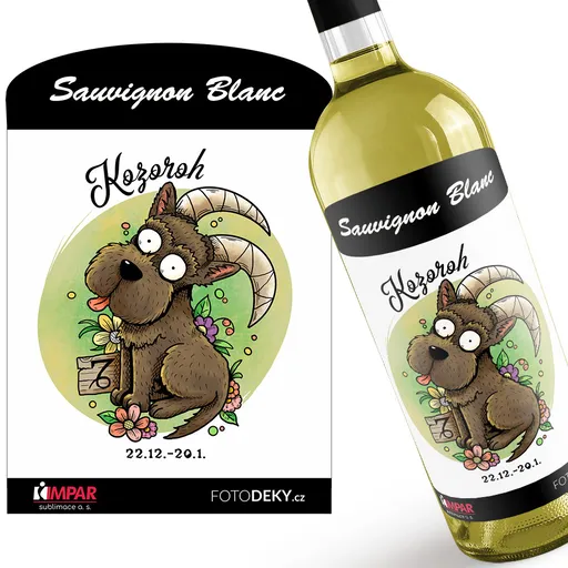 Víno Psí znamení – kozoroh (Druh Vína: Bílé víno)
