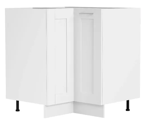 VCM Rohová spodní skříňka „Colura“, bílá