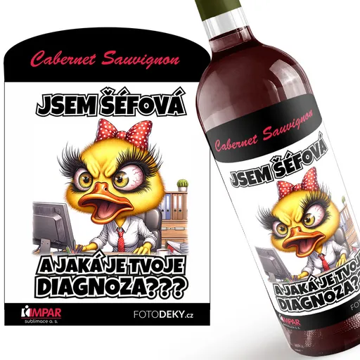 Víno Šéfová - diagnóza (Druh Vína: Červené víno)