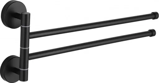 MEXEN Dual rotační ručník černá 7039242 70 7039242-70