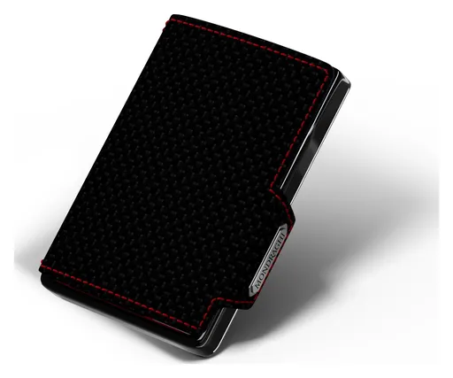 Kožená mini peněženka Mondraghi Racing Carbon