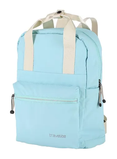 Městský batoh Travelite Basics Canvas Backpack Light blue
