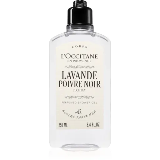L’Occitane Lavande Poivre Noir Perfumed Shower Gel sprchový gel 250 ml