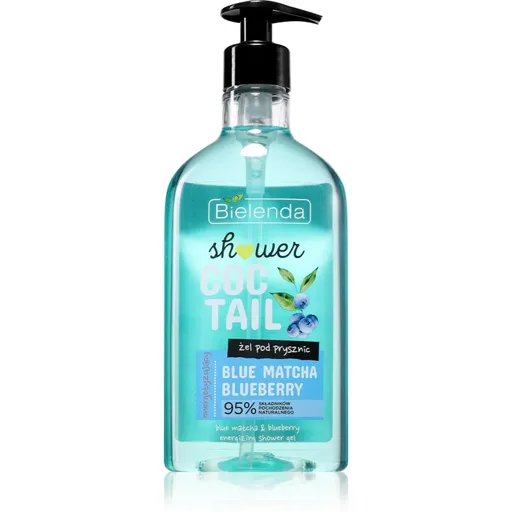 Bielenda Shower Coctail Blue Matcha + Blueberry energizující sprchový gel s antioxidačním účinkem 400 ml