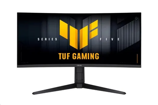 ASUS LCD TUF Gaming VG34WQML5A, 34" 3440x1440, 400nits, 250Hz, 1ms, 178/178, DP, HDMI, USB, Audio, Repro, VESA, Black