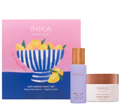 INIKA Organic Dárková sada Anti-Ageing Night Set