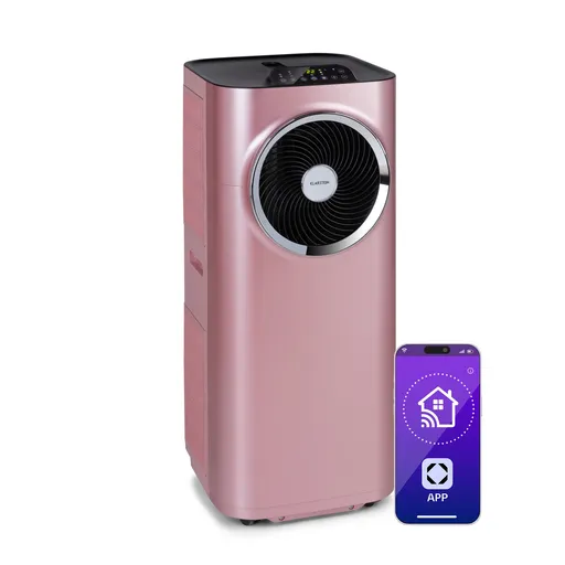 Klarstein Kraftwerk Smart 10K, mobilní klimatizace, 3 v 1, 10.000 BTU, ovládání pomocí aplikace, dálkové ovládání