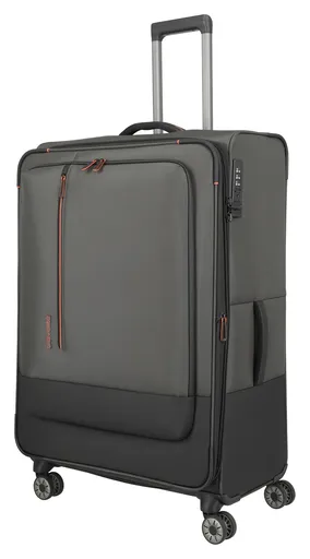 Velký textilní kufr na kolečkách Travelite Crosslite XL Dark Olive
