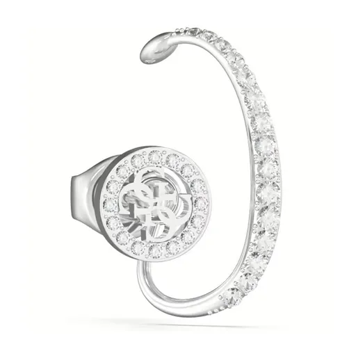 Guess Luxusní single náušnice Crazy Earrings JUBE03292JWRHT