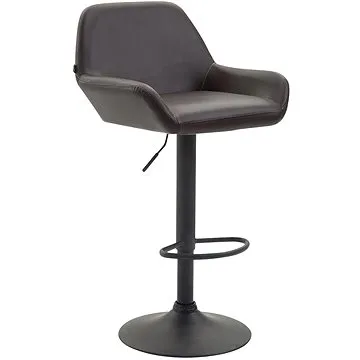 Barová židle Praga kůže černá (C1002059)