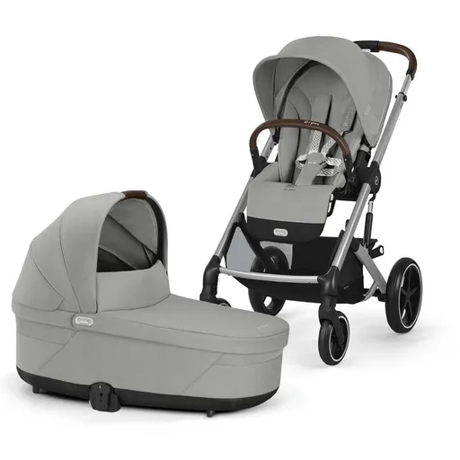 CYBEX Kočárek kombinovaný Balios S Lux Stone Grey Gold 2024