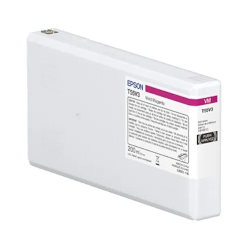Epson C13T55W300 purpurová (vivid magenta) originální cartridge