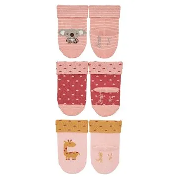 Sterntaler kojenecké s manžetou dívčí 3 páry koala, žirafa, růžová 8312252 (HRAjkob1096nad)