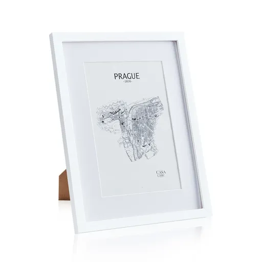 Casa Chic Everton, rám na obrázky, obdélníkový, fotografie 40 x 30 cm, pasparta, sklo
