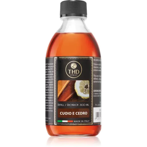 THD Ricarica Cuoio E Cedro náplň do aroma difuzérů 300 ml