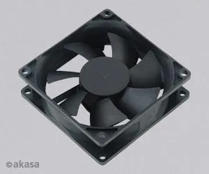 přídavný ventilátor Akasa 80x80x25 black OEM H