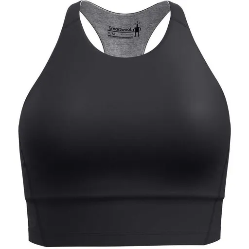Smartwool W ACTIVE CROP BRA Dámská sportovní podprsenka, černá, velikost