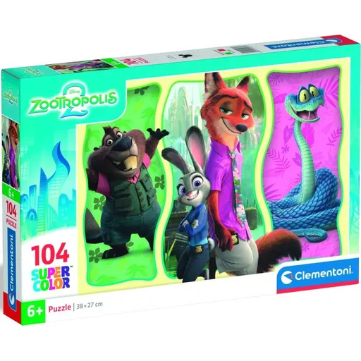 Clementoni puzzle 104 Zootopia