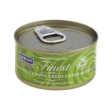 FISH4CATS Konzerva pro kočky Finest tuňák s mušlemi 70 g (5060084829633)