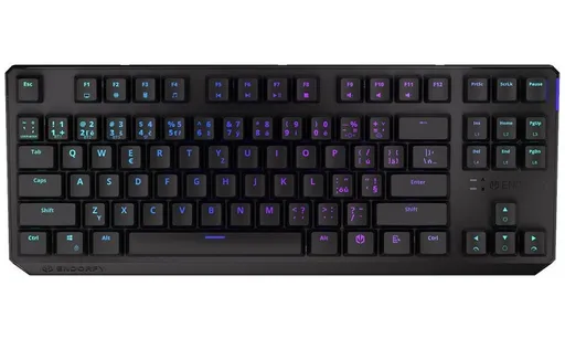 Endorfy herní klávesnice Thock TKL Wireless Black/USB/ Kaihl black/ černá / bezdrátová / US layout / mechanická /