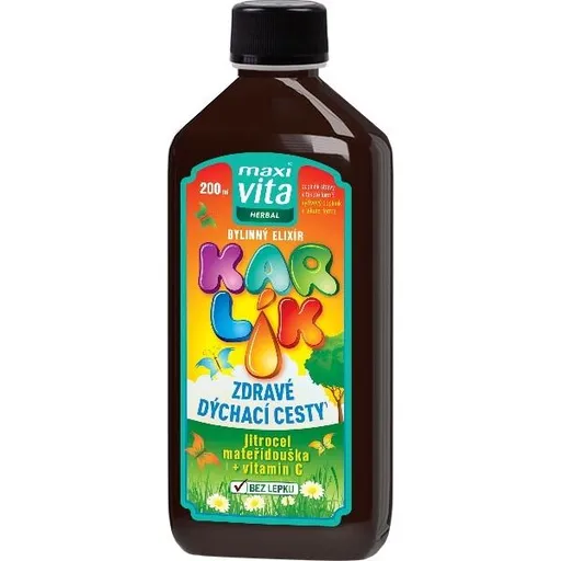 VITAR MAXI VITA HERBAL BYLINNÝ ELIXÍR KARLÍK - DĚTSKÝ 200 ML Doplněk stravy, , velikost
