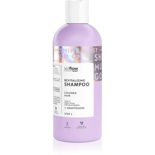 so!flow Coloured Hair Revitalizing Shampoo obnovující šampon pro barvené vlasy 400 ml