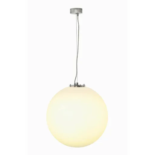 SLV BIG WHITE ROTOBALL 50, závěsné svítidlo, TC-TSE, stříbrošedé/bílé, pr. 50 cm, max. 24 W 165400