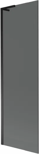 MEXEN/S Next L vanová zástěna FIX 60 x 150, grafit, černá 895-060-000-03-40-70