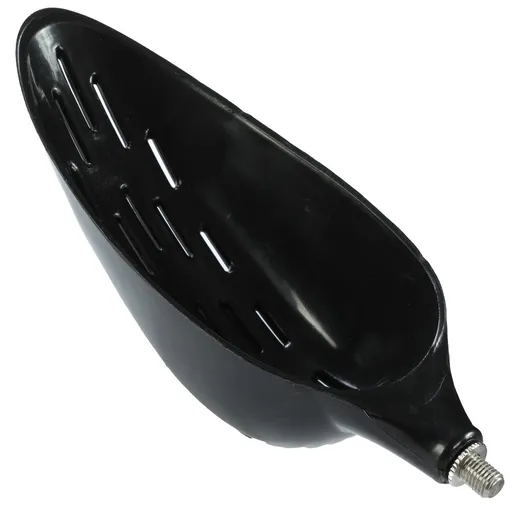 Giants Fishing Zakrmovací lopatka se závitem Baiting Spoon with holes Black 23cm,Giants Fishing Zakrmovací lopatka se závitem Baiting Spoon with holes