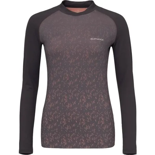 Klimatex ETNA Dámské funkční triko s dlouhými rukávy, černá, velikost