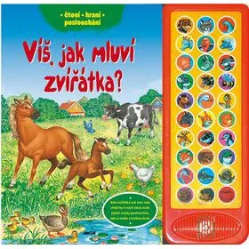 Víš, jak mluví zvířátka?: čtení, hraní, poslouchání (978-80-7267-548-7)