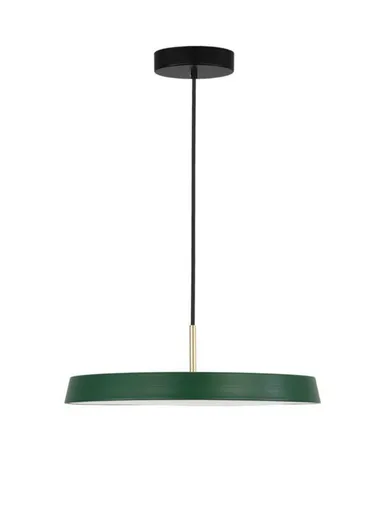 NOVA LUCE závěsné svítidlo VETRO matný zelený hliník a akryl LED 41W 230V 3000K IP20 910623