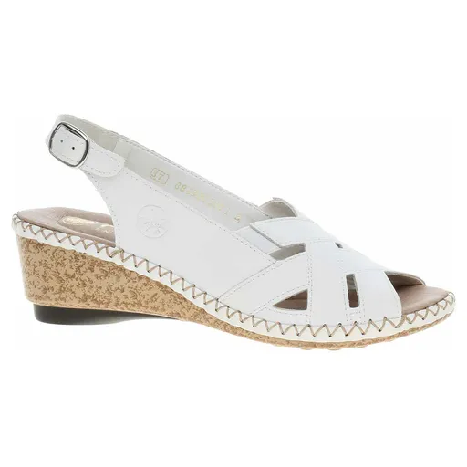 Dámské sandály Rieker 66189-80 weiss 40