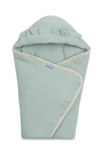 SENSILLO Zavinovačka 2v1 do autosedačky, kočárku, mušelín, bavlna, khaki